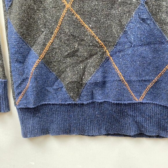 Gap Sweater Argile Gray and Blue Mens Large - Picture 5 of 11